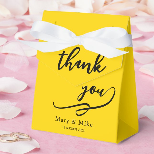 Gracias Cajas de carpas pequeñas de oro por regalo (Boda)