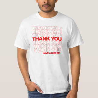 Gracias - camisa del bolso de compras