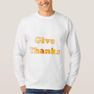 Gracias, camisetas de Acción de Gracias