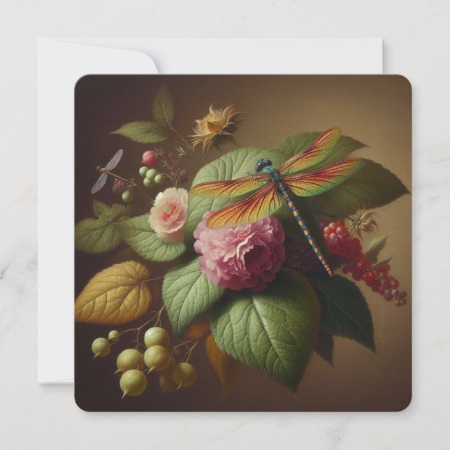 Gracias Carcasa Foliage Dragon Fly Flora (Anverso)