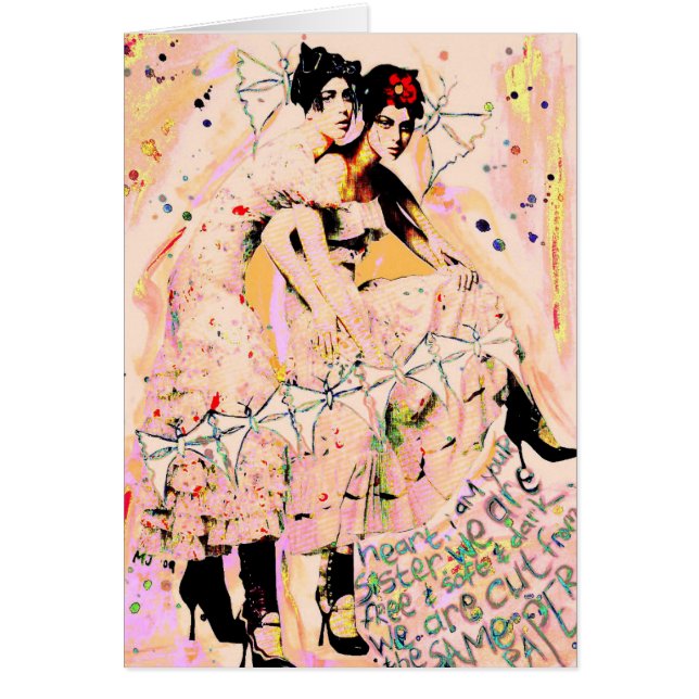 Gracias cardar "le agradecen por ser mi hermana (Frente)