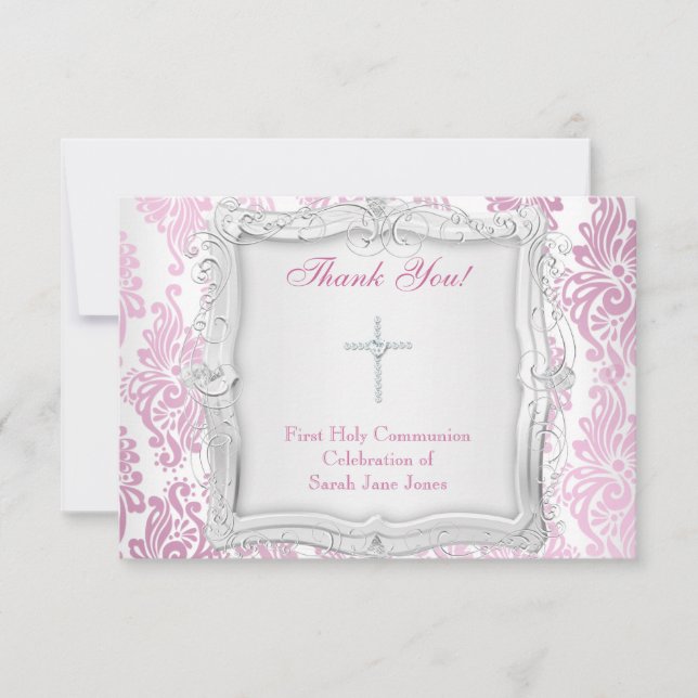 Gracias Chica de tarjetas Primera Cruz de la Santa (Anverso)