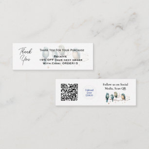 Gracias Código de descuento de tarjeta Envase QR I