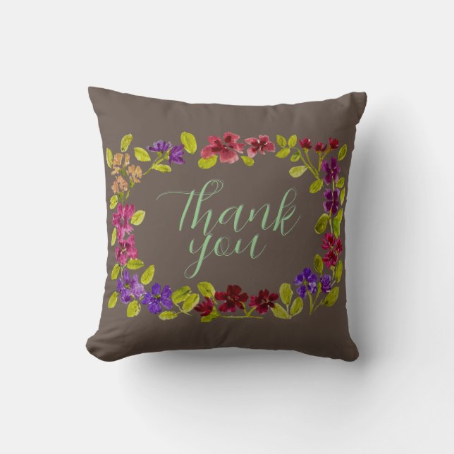 Gracias Cojín decorativo (Anverso)