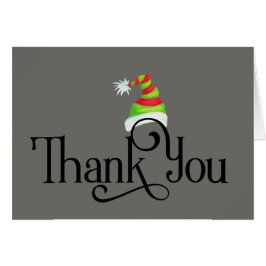 Gracias con Gorra de Navidades rojos y verdes