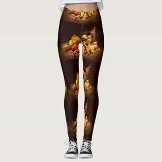 Gracias Cornucopia Print Leggings