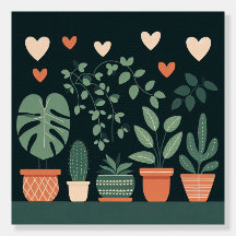 Gracias Cream Green Potted Plants