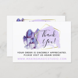 Gracias Críticos de acuarela y Tarjeta Boho de oro