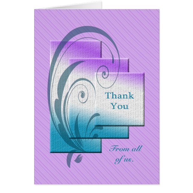 Gracias de todos nosotros (Frente)