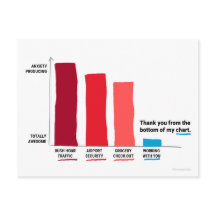 Gracias desde el fondo de mi postal de gráfico