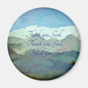 Gracias, dios.  imán