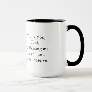 Gracias, dios - taza