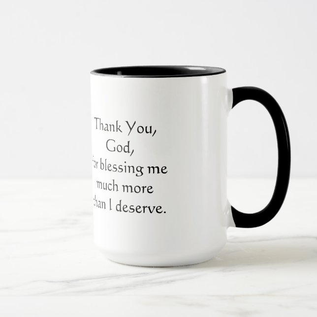 Gracias, dios - taza (Derecha)