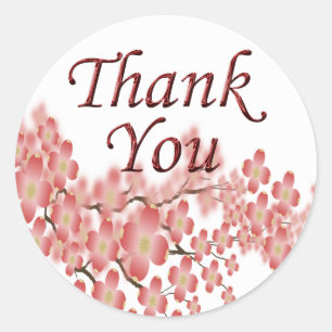Gracias Diseño de Dogwood Sello para sobres