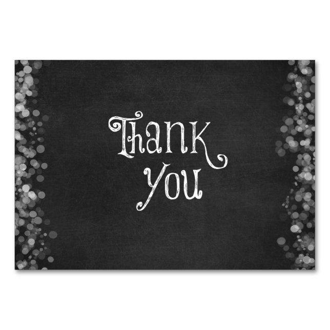 Gracias en blanco y negro (Anverso)