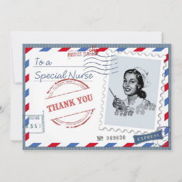 Gracias Enfermera. Tarjeta de Personalizado de enf