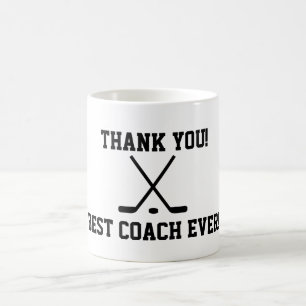 Gracias entrenador de hockey taza de café