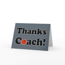 Gracias entrenador Tarjeta de agradecimiento a ent