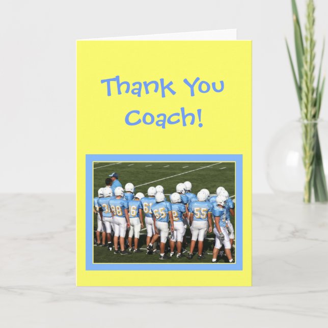 Gracias entrenar la tarjeta de felicitación de los (Anverso)
