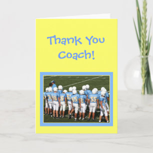 Gracias entrenar la tarjeta de felicitación de los