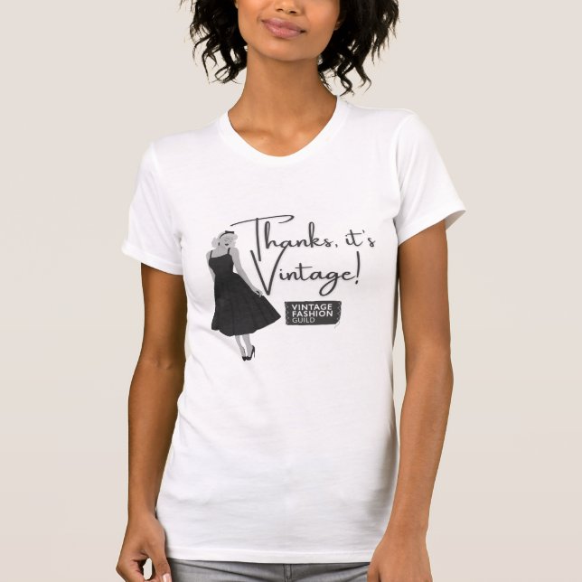 ¡Gracias, es vintage! Camiseta VFG (Anverso)