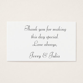 Gracias etiqueta 2 de lado