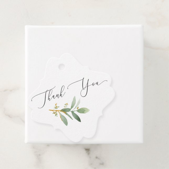 Gracias etiqueta de regalo (In situ)