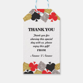 Gracias, Etiqueta Favor Tags Fiesta Casino Las Veg