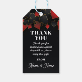 Gracias, Etiqueta Favor Tags Fiesta Casino Las Veg
