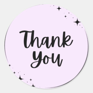 Gracias Etiqueta redonda