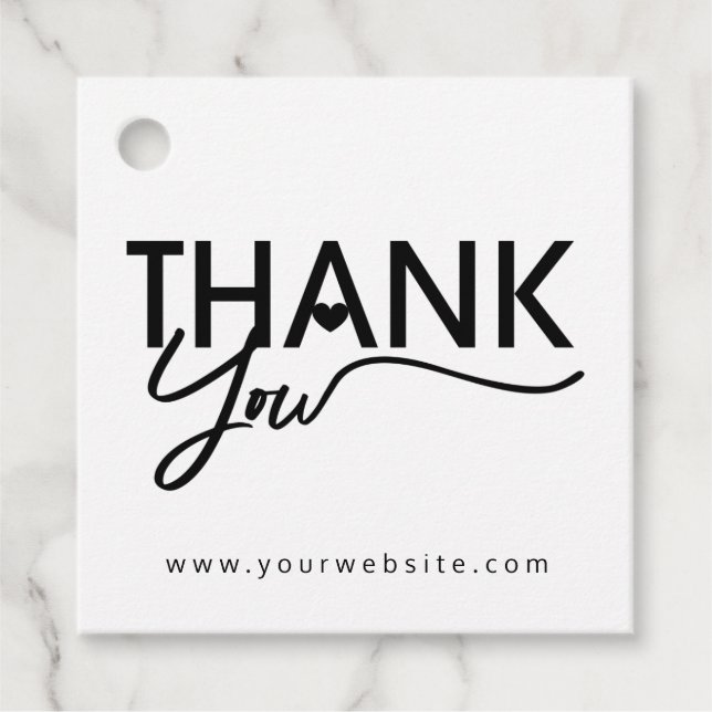 Gracias, etiquetas de regalo, etiquetas, paquetes  (Anverso)