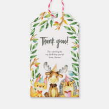 Gracias etiquetas | Etiquetas de favor | Animales 