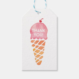 Gracias etiquetas | Etiquetas de favor | Helado ro