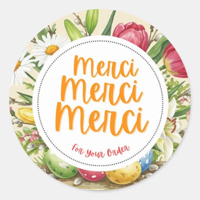 Gracias gracias Pegatina (Anverso)