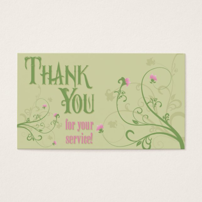 Gracias - Green Swirls (Frente)
