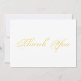 Gracias guión blanco claro oro blanco elegante tar