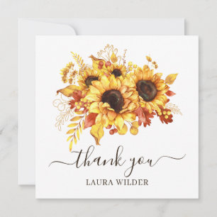 Gracias, guión de girasoles