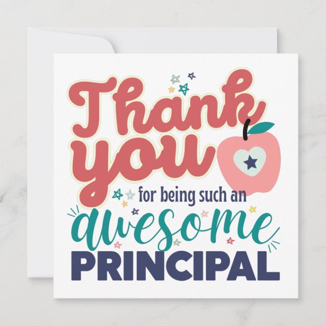 Gracias, increíble tarjeta principal (Anverso)