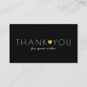 gracias insertar tarjeta de presentación negra