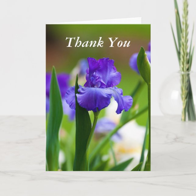 Gracias irisar la tarjeta de felicitación de la (Anverso)
