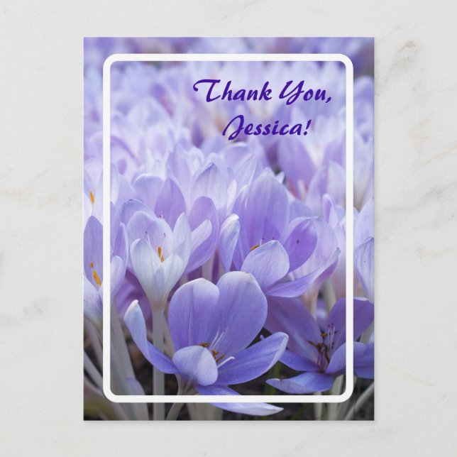 ¡Gracias, Jessica! Postal (Anverso)