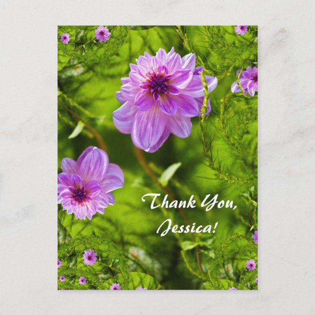 ¡Gracias, Jessica! Postal (Anverso)