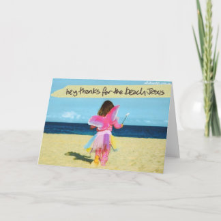 Gracias Jesús por la tarjeta de felicitación de la