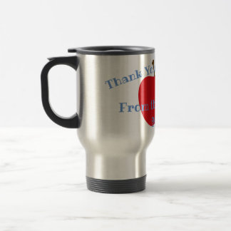Gracias la taza del viaje del acero inoxidable del
