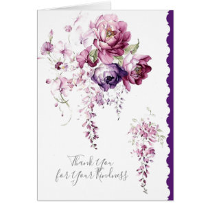 Gracias las flores de la lavanda de la bendición