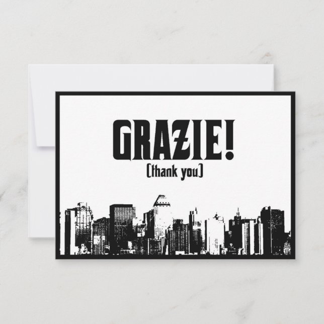 Gracias las tarjetas (Anverso)