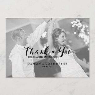 Gracias las tarjetas \ las BODAS