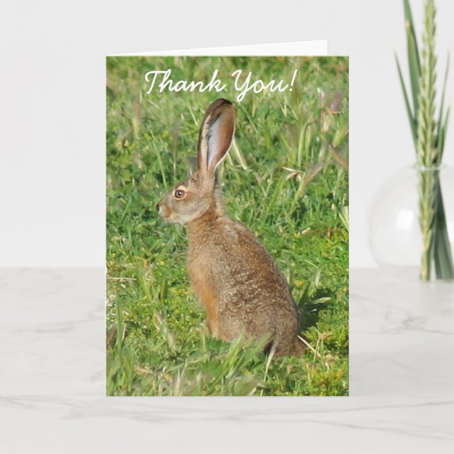 Gracias levantar la tarjeta de felicitación del (Anverso)