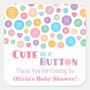 Gracias Lindas como un Botón Pegatinas para Baby S