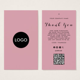 Gracias logotipo comercial Etiqueta de etiqueta de